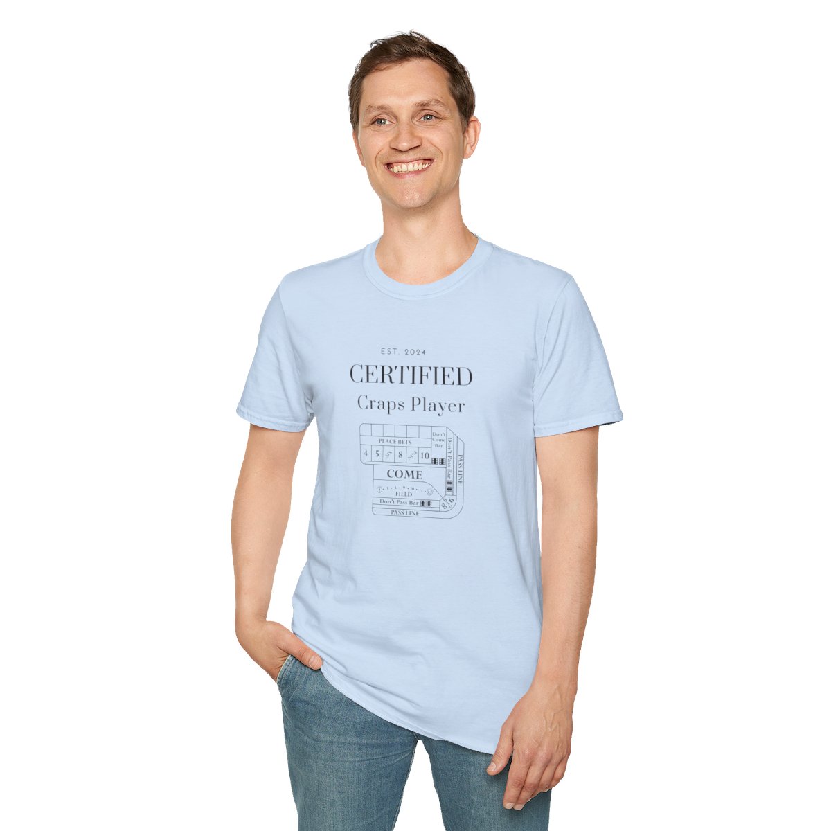 Craps-themed T-shirt from Bubble-Craps.com